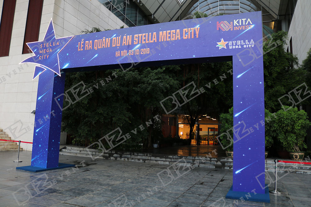 biz event cung cấp âm thanh ánh sáng tổ chức lễ ra quân stella mega city8